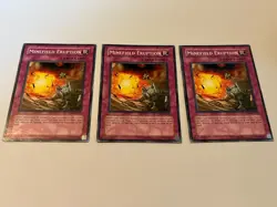 3x Minefield Eruption - TLM-EN051 Yugioh Yu Gi Oh! 3 x3 Playset - Image 1
