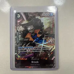 One Piece TCG Brook EB01-046 SR Alt Art English - Image 1