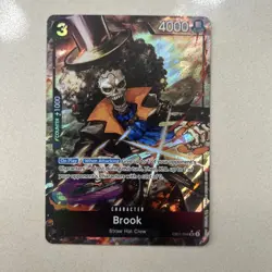 One Piece TCG Brook EB01-046 SR Alt Art English - Image 2