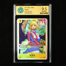 CCG 9.5 GemMint 2025 One Piece CHN Stussy OP13-110 SR - Image 1