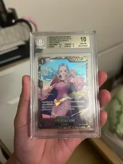 One Piece Tcg Nefeltari Vivi Regionals Top 16 Prize Bgs 10 - Image 1