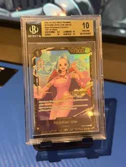 One Piece Tcg Nefeltari Vivi Regionals Top 16 Prize Bgs 10 - Image 2
