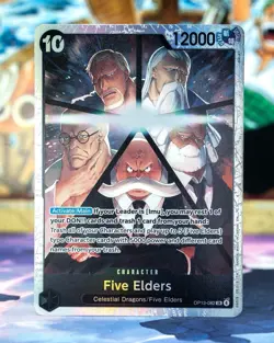 One Piece TCG Five Elders OP13-082 Carrying On His Will Foil NM English - Image 1