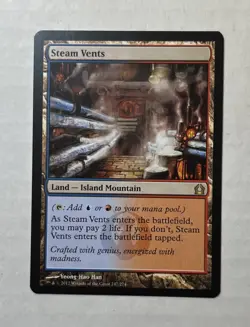 Steam Vents X1 - NM/M - Return to Ravnica MTG Magic The Gathering Card English - Image 1
