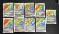 Lot Of Pokemon Rainbow Cards - Image 1