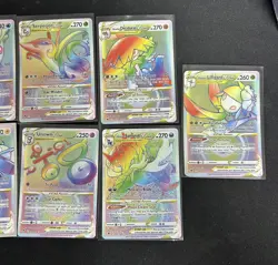 Lot Of Pokemon Rainbow Cards - Image 3