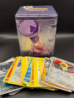 Pokemon Bulk Cards & - Includes Some Holos & Reverse - 450 Cards & Tin - Image 2