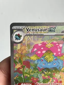 Pokemon TCG Scarlet & Violet 151 Venusaur EX SIR Holo Card 198/165 - Image 2