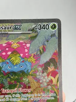 Pokemon TCG Scarlet & Violet 151 Venusaur EX SIR Holo Card 198/165 - Image 3