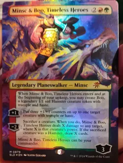 Magic: The Gathering Minsc & Boo, Timeless Heroes Collectible Card - Image 2
