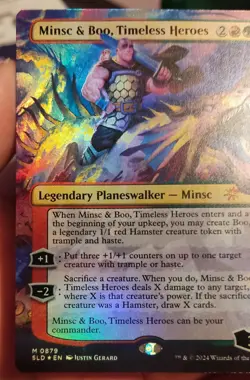 Magic: The Gathering Minsc & Boo, Timeless Heroes Collectible Card - Image 3
