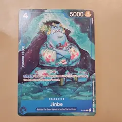 One Piece Card Game Jinbe P-030 Premium Promo Bandai Card Games Fest 23-24 TCG - Image 1