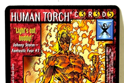 Human Torch Wildstorms CCG Ultra Rare GOLD Chase Card 1995 IMAGE UNIVERSE Marvel - Image 3