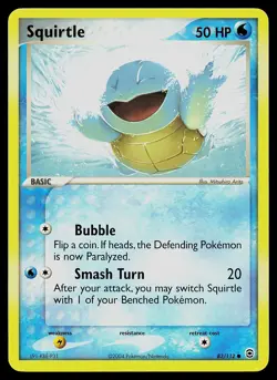 Pokemon Card - Squirtle FireRed & LeafGreen 83/112 Common - Image 1