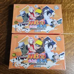 2 BOXES Naruto Kayou Official Trading Card Booster Box TIER 1 WAVE 3 - 36 Packs - Image 1