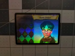 Harry Potter Trading Card Game TCG Harry Potter Wizard Foil 8/116 Rare Foil 2001 - Image 2