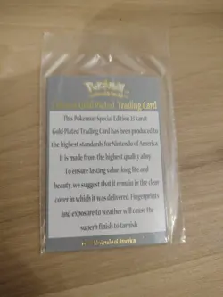 Pokemon Jigglypuff 23K Gold-Plated Card Certificate of Authenticity 1999 - Image 3