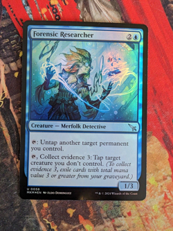 MTG Card : Forensic Researcher (Murders Karlov Manor) FOIL - Image 1