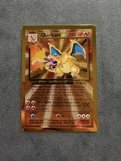 Charizard Celebrations METAL Card 4/102 Rare Pokemon LP - Image 1