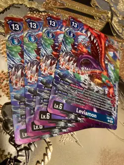 Digimon Card Game Playset Leviamon EX6-061 R Infernal Ascension - Image 1