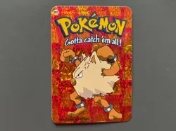 Primeape #57 Vending Prism Holo Sticker Card 2000 Pokemon - Image 1
