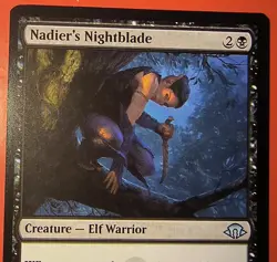 MTG, MAGIC: NADIER'S NIGHTBLADE*REGULAR * MH3 / 0275 - NM - UNCOMMON - Image 2
