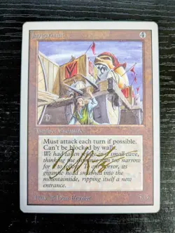 MTG UNLIMITED Juggernaut SIGNED IN GOLD BY DAN FRAZIER - Image 1
