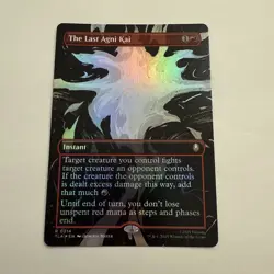 The Last Agni Kai FOIL Borderless 314 Avatar TLA MTG Rare Unplayed Mint - Image 1