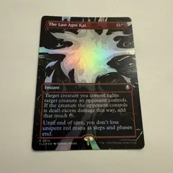The Last Agni Kai FOIL Borderless 314 Avatar TLA MTG Rare Unplayed Mint - Image 2