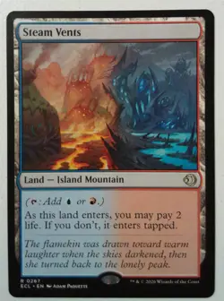 Steam Vents *Rare* Magic MtG x1 Lorwyn Eclipsed - Image 1
