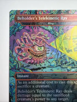 Beholder's Telekinetic Ray - Fling (Rainbow Foil) Secret Lair Drop Foil - Image 2