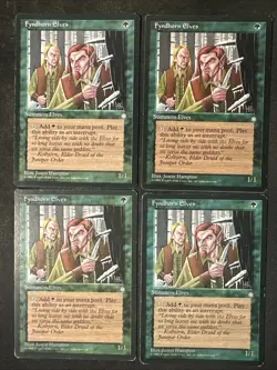 Fyndhorn Elves Ice Age Magic the Gathering MTG X4 Playset - Image 1