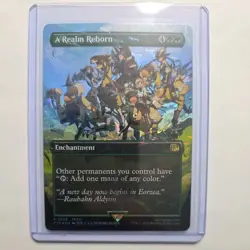 A Realm Reborn MTG (Borderless) Final Fantasy Chocobo Track Foil #0566 Rare - Image 1
