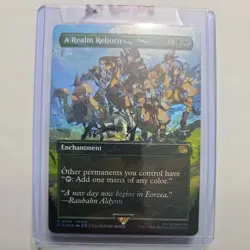 A Realm Reborn MTG (Borderless) Final Fantasy Chocobo Track Foil #0566 Rare - Image 3