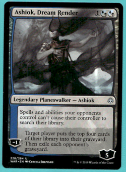 ASHIOK, DREAM RENDER WAR OF THE SPARK LEGENDARY PLANESWALKER MTG 228 - Image 1