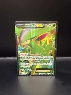 Pokemon TCG Virizion-EX Plasma Blast Holo Card 96/101 Full Art Ultra Rare - Image 4