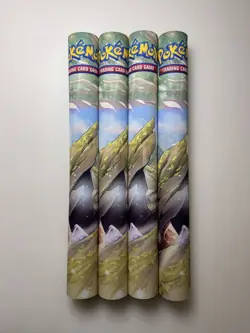 4x Radiant Eevee Playmat Pokemon GO Premium Collection SWSH Play Mat PTCG - Image 1