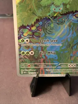 Pokemon TCG SV: 151 MEW Ivysaur 167/165 Illustration Rare Full Art Holo NM - Image 5