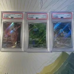 PSA 10 Pokemon Charmander Bulbasaur Squirtle 151 AR Art Rare sequential - Image 5