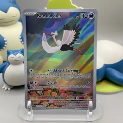 Bombirdier - 219/198 - Scarlet Violet Base Illustration Rare Pokemon TCG NM - Image 1