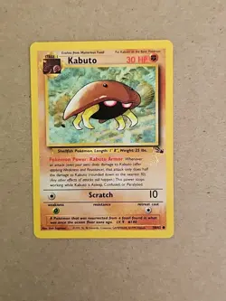 Kabuto - Wotc W Stamped -Pokemon Gold Event Promo #50/62 Fossil Set 1999 - Image 1