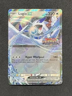 Pokemon TCG Lugia EX Double Rare Prismatic Evolutions 082/131 - Image 1