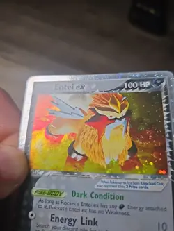 2004 Pokemon Ex Rocket's Entei Ex Team Rocket Returns Holo 97/109 - Ex/NM Swirl - Image 4