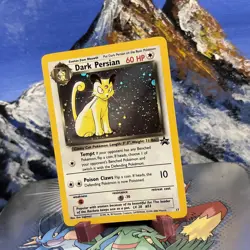 Dark Persian - 17/53 Pokemon Wotc Promo - Holo LP w/ Swirl 💫 - Image 2