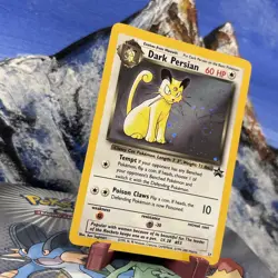 Dark Persian - 17/53 Pokemon Wotc Promo - Holo LP w/ Swirl 💫 - Image 3