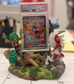 GRENINJA EX SPECI4L ILL RARE POKEMON TWM EN-TWILIGHT MASQUERADE 2024 214 PSA 9 - Image 1
