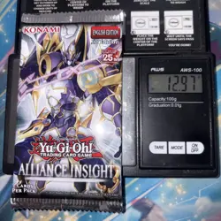 Heavy 12.97g Yu Gi Oh Sealed Alliance Insight booster Pack - Image 1
