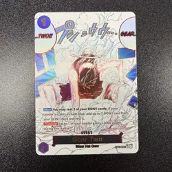 One Piece Gear Two (Alternate Art) OP11-080 A Fist of Divine Speed Foil JY - Image 1