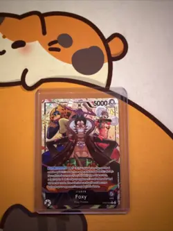 Foxy Alt Art Leader One Piece TCG Op07 - Image 1