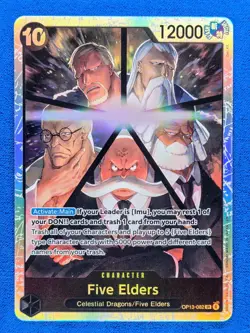 Five Elders OP13-082 SR | NM | Carrying on His Will | One Piece TCG | EN - Image 1